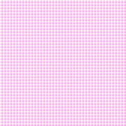 White/Bubble Gum Pink - Mini Gingham